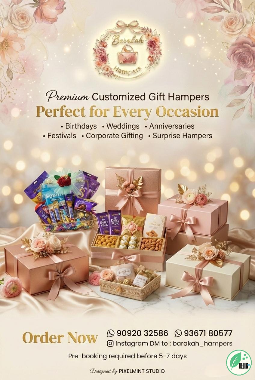 Gift Hampers Promotion Flyer